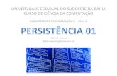Aula Persistência 01 (Java)