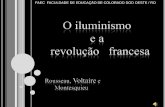 Filosofia (iluminismo e revolução francesa)
