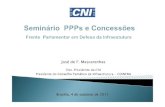 Seminário PPPs e Concessões - José Mascarenhas - FIEB