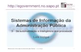 Sistemas de Informação da Administração Pública - 3