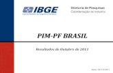 PIN-PF Brasil - Outubro 2011