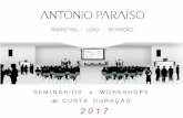 Seminários e Workshops para Melhorar Desempenho Comercial_António Paraíso