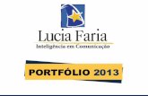 Portfólio Lucia Faria Inteligência em Comunicação (Julho de 2013)