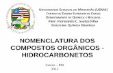 Nomenclatura dos compostos organicos   hidrocarbonetos