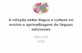 A relação entre língua e cultura no ensino e aprendizagem de línguas adicionais