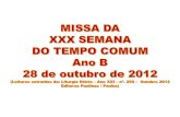 Xxx tc   b - dia 28.10.2012 - missa - slide para site da paróquia