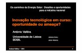 Apresentação António Vallêra Universidade de Lisboa 3ª Conferência Anual do EnergyIN