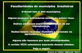 Peculiaridades de-municipios-brasileiros