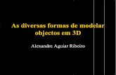 Manual de Autocad 14 avançado - aula 12 - As diversas formas de modelar objectos em 3D