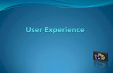 User experience (IHM)