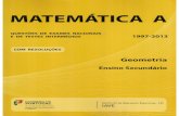 Matemática A - Geometria ENSINO SECUNDÁRIO 1997-2013