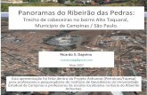 Panoramas do Ribeirão das Pedras: Trecho de cabeceiras no bairro Alto Taquaral, Município de Campinas / São Paulo.