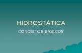Conceitos basicos de hidrostática