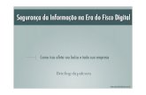 Briefing Segurança da Informação e o Fisco Digital