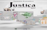 Pesquisa justiça em números 2013