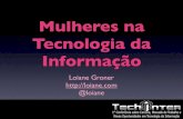Mulheres da Tecnologia da Informação - Techinter