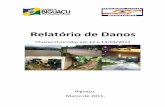 Relatório de Danos - Chuvas Ocorridas em Biguaçu nos dias 12 e 13 de Março de 2011.