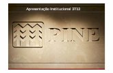 Banco Pine - Apresentação Institucional 3T12