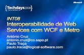 INT08 Interoperabilidade de Web Service com WCF e Metro
