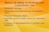 Banco de dados no Android com Couchbase Lite