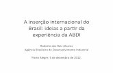 A inserção internacional do Brasil