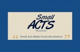 Small Acts - Pequenas ações geram grandes revoluções