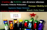 Cartões de NATAL em diversos idiomas