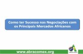 Programa Comex INfoco: Como ter sucesso nas negociações com os principais mercados africanos