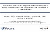 Compilador Web: uma Experiência Interdisciplinar entre as Disciplinas de Engenharia de Software e Compiladores