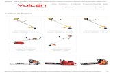 Catálogo de produtos   vulcan equipamentos   cortador de grama, motosserra e roçadeira a gasolina