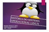 Historia Sistema Operacional Linux