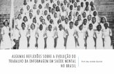 Algumas Reflexões sobre a evolução do trabalho da enfermagem em saúde mental no Brasil