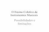 O ensino coletivo de instrumentos musicais - História