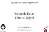 Projeto de design editorial digital