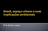 Brasil, espaço urbano e implicações ambientais
