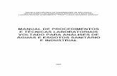 Manual de tecnicas de laboratorio aguas e esgotos sanitarios e industriais
