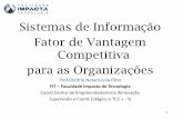 Sistemas de Informação Fator de Vantagem Competitiva para as Organizações