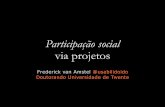 Participação social via projetos