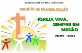 Projeto de evangelização   igreja viva, sempre em missão