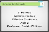 Sistemas de Informação - Faveni - Prof. Evaldo Wolkers - Aula 2
