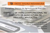 Emprego da visão computacional no contexto da agricultura de precisão: Aplicações