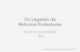 Os legados da reforma protestante 4 de 9