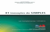 Cartilha 81 Inovações do Simples Nacional - OAB/SMPE
