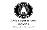 APIs seguras com OAuth2