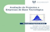 Avaliação de Projectos e Empresas de Base Tecnológica
