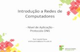 Introdução a Redes de Computadores - 3 - Nível de Aplicação DNS