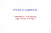Análise de Algoritmos - Problemas, instâncias, algoritmos e tempo