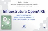 OpenAIRE - Infraestrutura de Acesso Aberto para a Investigação na Europa (XIII Jornadas de Ciência da Informação, Porto)