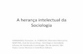 A herança intelectual da sociologia