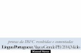 Prova de língua portuguesa da ibfc resolvida e comentada, prefeitura de alagoa grande, 2014, médio